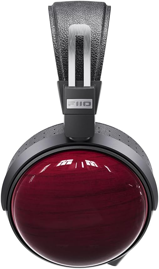 FiiO FT13 Audiophile Closed-Back Headphones, 60mm Large Dynamic Driver with W-Shaped Wool & Nano Wood Fiber Diaphragm, Premium Purpleheart Wood Design, Furukawa Copper Hybrid Cable(Purple) Purpleheart(Natural)