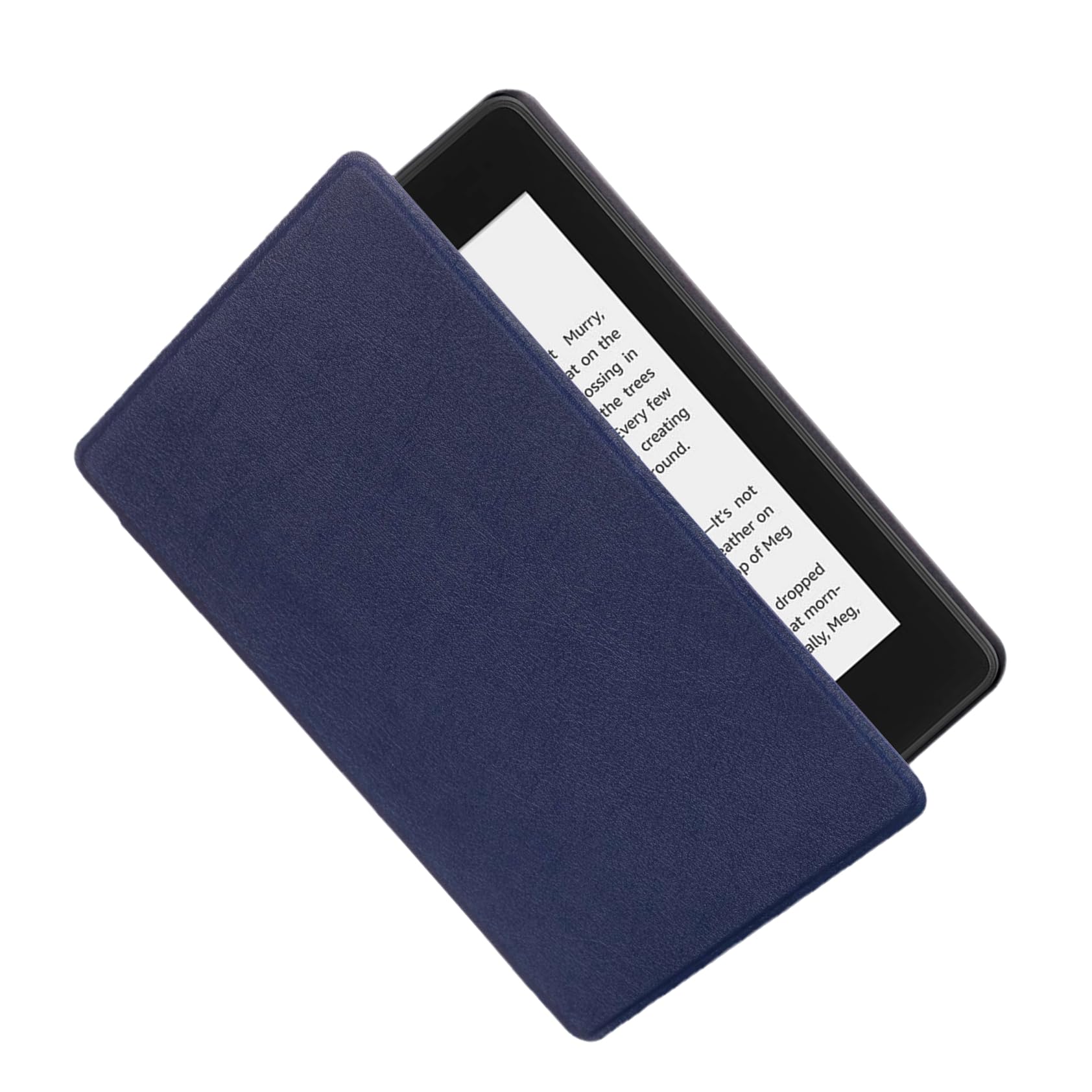 Flyorigin Case for 6" Amazon Kindle (2019, Model: J9G29R) 10th Generation PU Leather Case for Amazon Kindle (10th) Kindle Sleep/Wake Smart Case Kindle (10th -2019) Navy blue