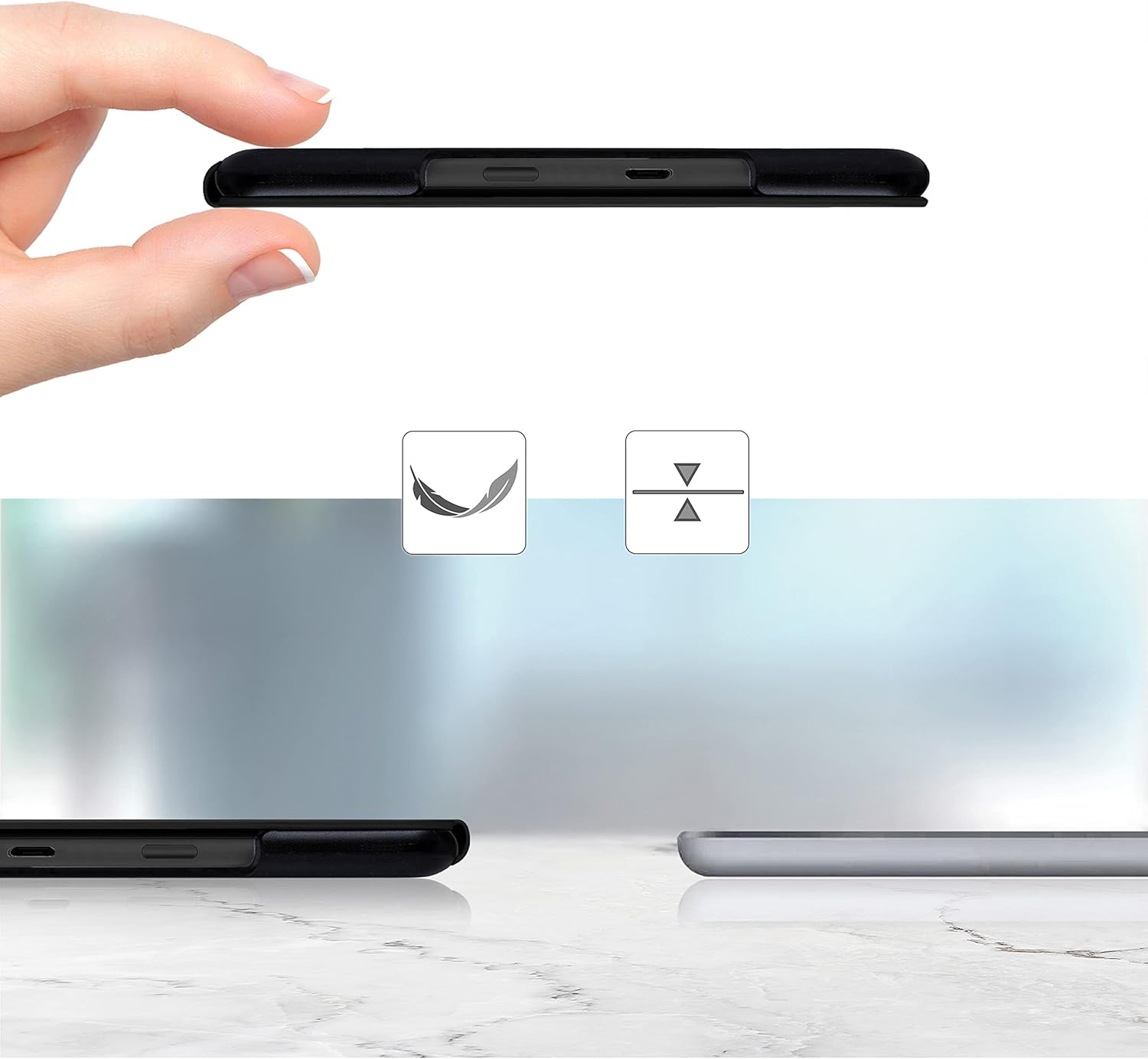 Forefront Cases Case for Amazon Kindle (16 GB) 6" (11th Generation 2024 and 2022) - Protective Case for Kindle (16 GB) - Smart Auto Wake Sleep Function - Thin, Lightweight Cover - Rose Gold Kindle 6" 2024-22 Rose Gold