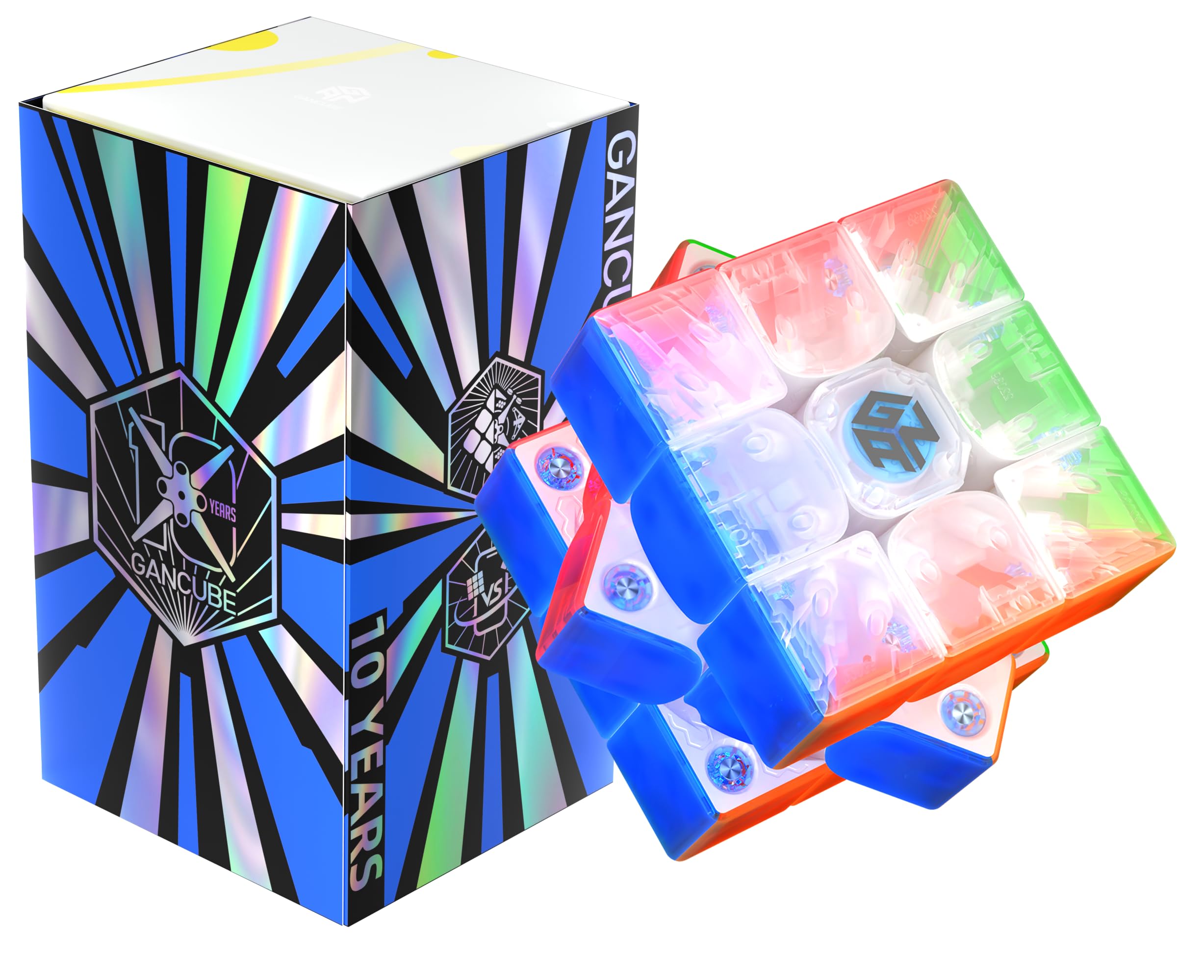 GAN 356iCarry2 3x3 Magnetic Smart Magic Cube, Smart SpeedCube with 700h of Autonomy and Real-Time Monitoring, Online Game Mode with APP