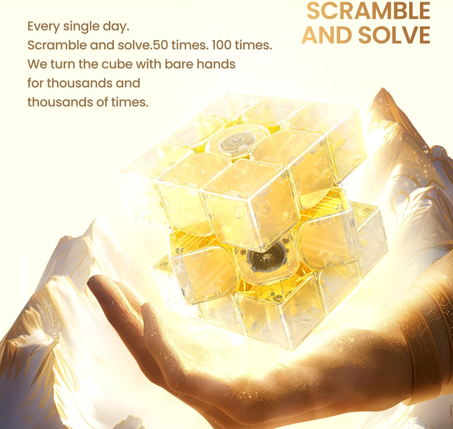 GAN Maglev - 15 pcs Speed Cube 3 x 3 Magnetic Magic Cubes, Wing-shaped Number Attack, IPG/GES+/Visible Magnet, Upgraded Version Magic Cube (Limited Edition)