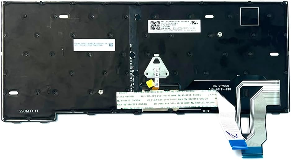 Gintai Backlit Keyboard Layout for Lenovo ThinkPad T14 / P14s / L14 Gen 3, L14 / T14 / P14s Gen 4 Keyboard Laptop Backlit Keyboard Black (DE/German/German) DE/German/Allemand