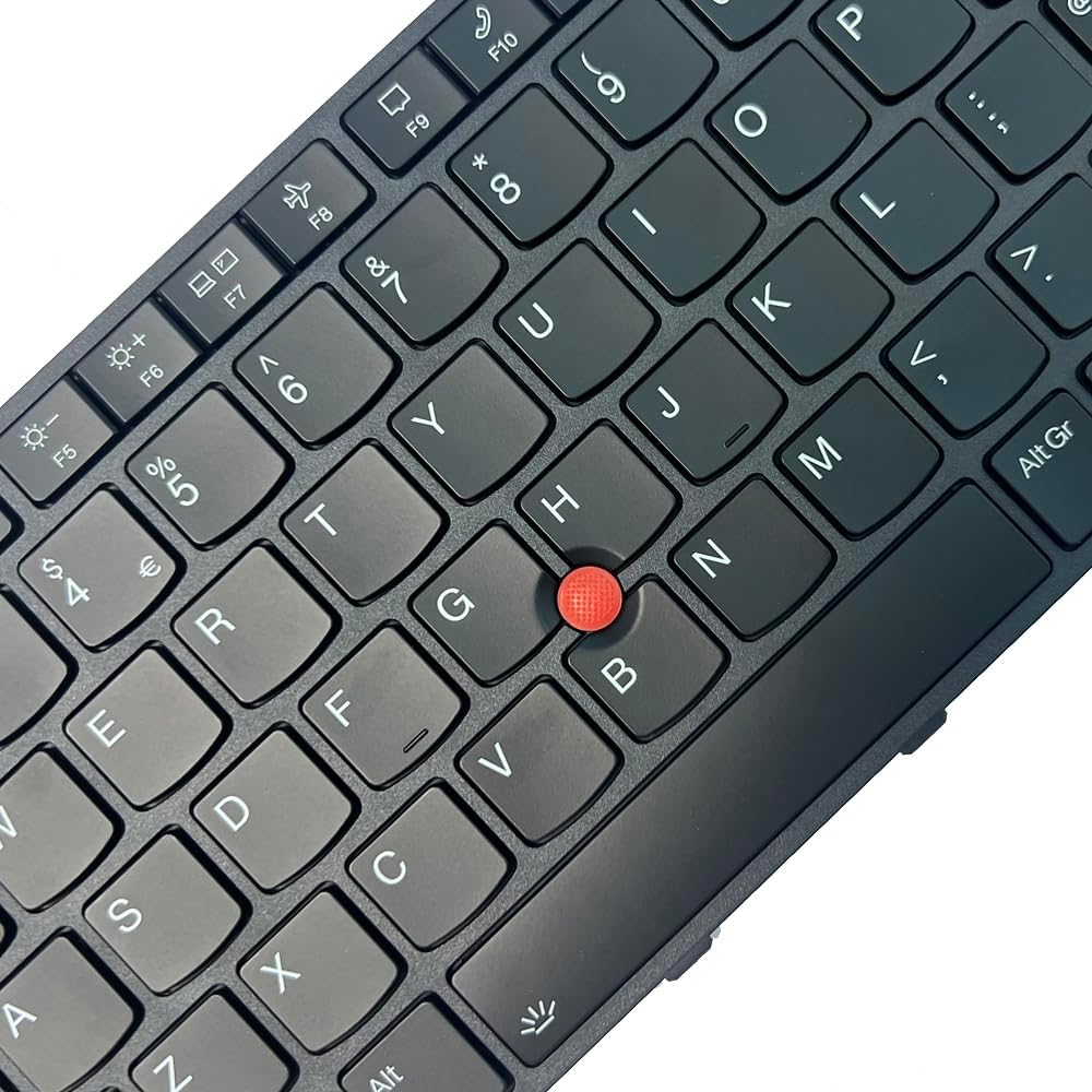 Gintai Backlit Keyboard Layout for Lenovo ThinkPad T14 / P14s / L14 Gen 3, L14 / T14 / P14s Gen 4 Keyboard Laptop Backlit Keyboard Black (UK/English)