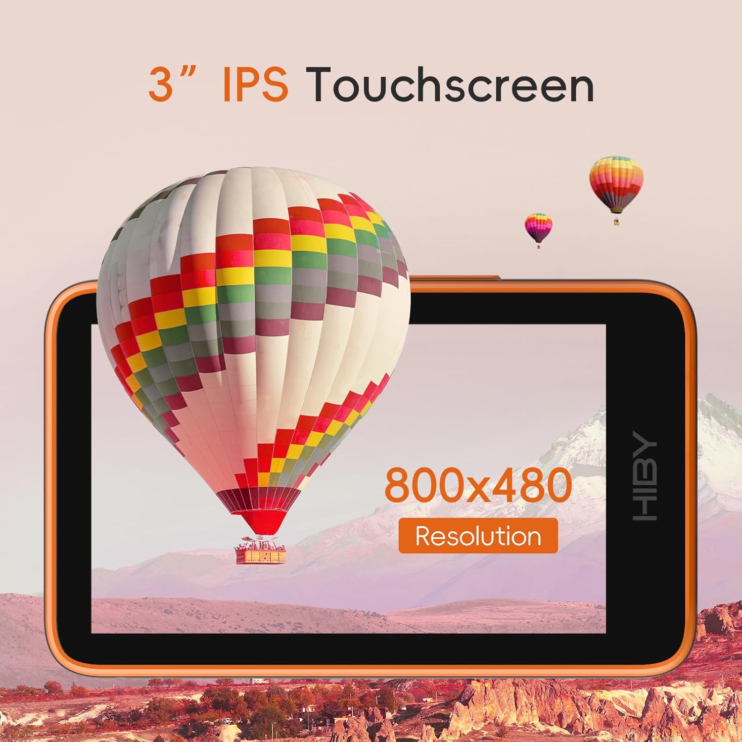 HiBy HiFi R1 MP3 Player with Bluetooth 5.1 Tidal Qobuz DSD 256 Native Lossless Music Player with Touchscreen/Hi-Res Audio Certified/MSEB Tuning/2TB Expanded Memory Standard Black