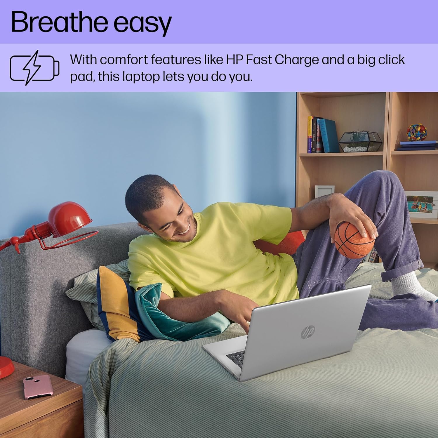 HP 17.3 inch Laptop, FHD Display, Intel Core i5-1334U, 16 GB RAM, 512 GB SSD, Intel Iris Xe Graphics, Windows 11 Home, Natural Silver, 17-cn3399nr Paint finish cover and base, sandblasted In-mould roll keyboard frame