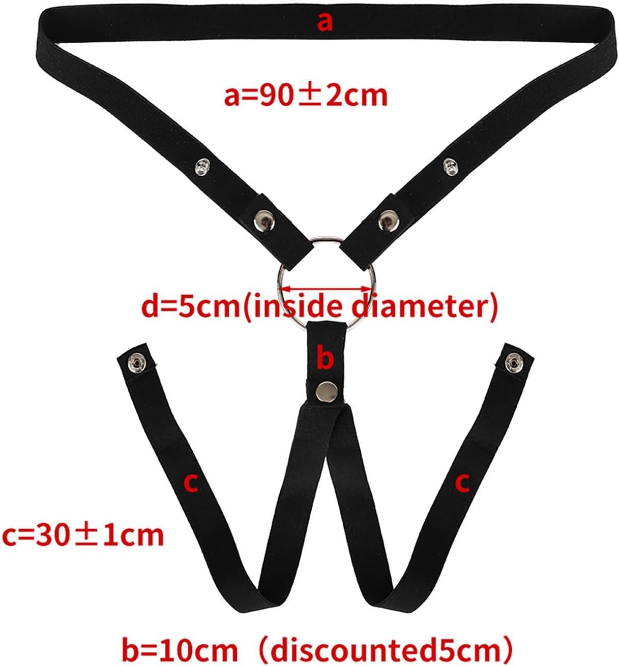 Inverted Protective Cage Fitness Accessories, Adjustable Yoga Belt Male Protection Set -A33IT (Transparent)