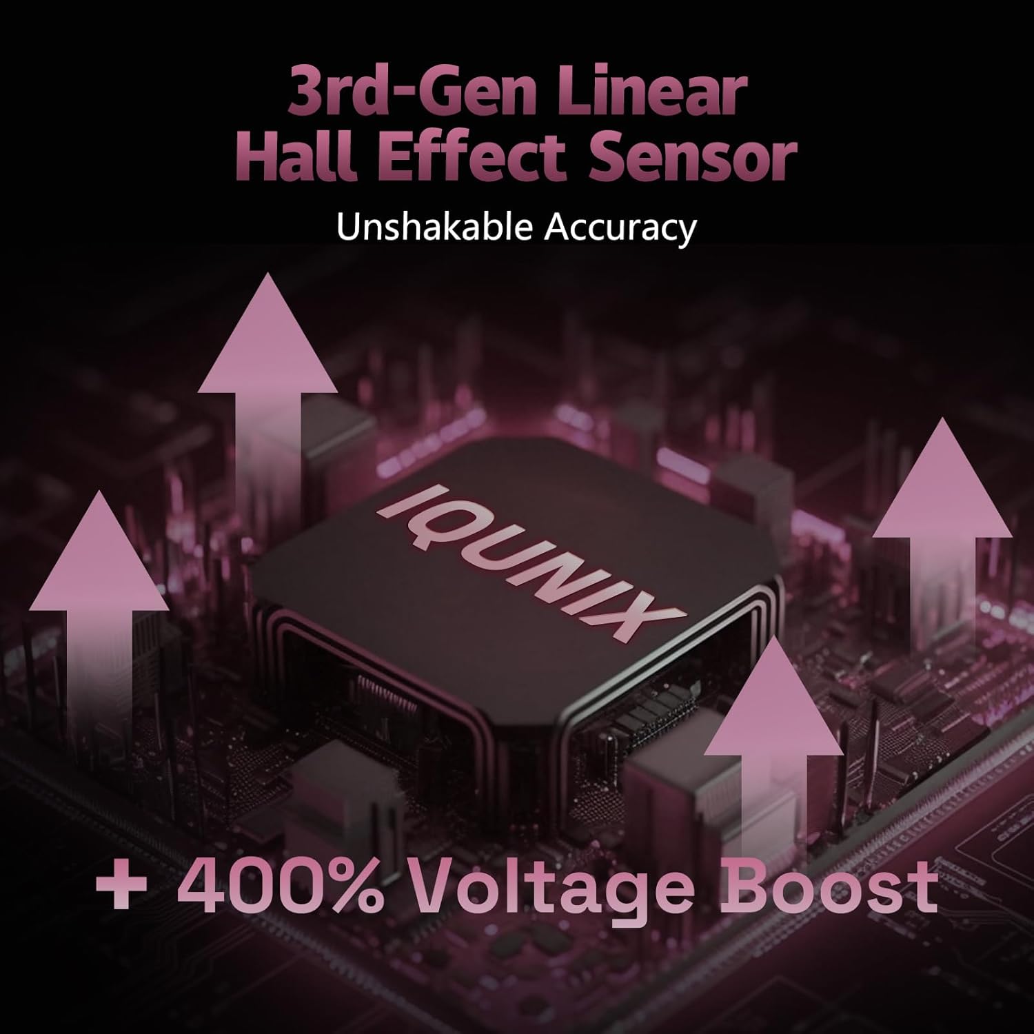 IQUNIX EV63 Hall Effect Magnetic Gaming Keyboard 60% | 0.01mm Rapid Trigger, Adjustable Actuation, 0.125ms Latency, Hot-Swap, SOCD, RGB, Aluminum with Forged Carbon (Dark Side)