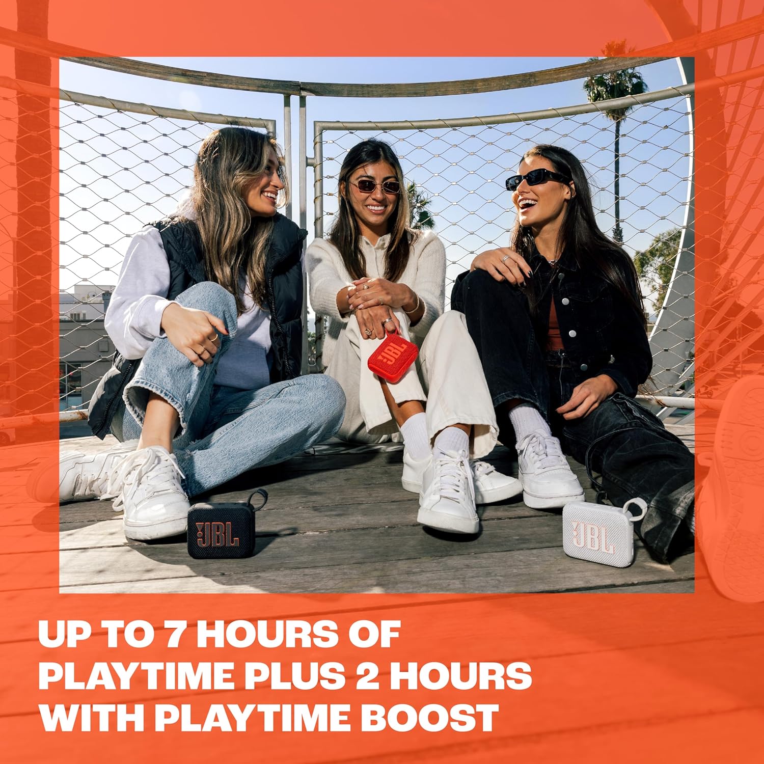 JBL GO 4 Portable Bluetooth Speaker, Wireless Speaker with Compact Design, Waterproof and Dust Resistance IP67, up to 7 h of battery life, USB, Compatible with JBL Portable App, Black