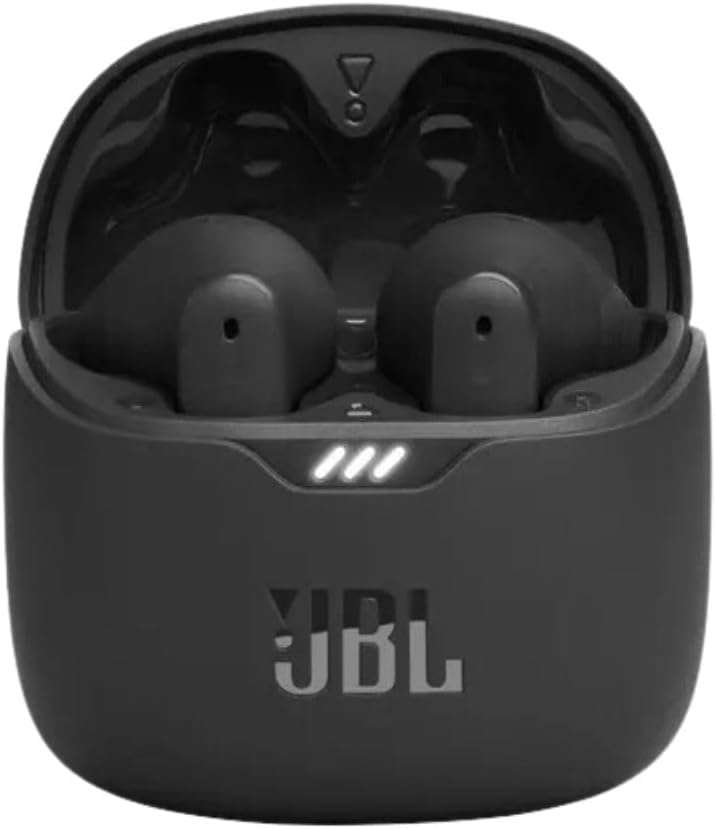 JBL Tune Flex TWS True Wireless Bluetooth In Ear Earphones, with Active Noise Cancellation, Powerful Bass, IPX4 Waterproof, 8+24 Hours of Combined Battery Life, Charging Case, Black