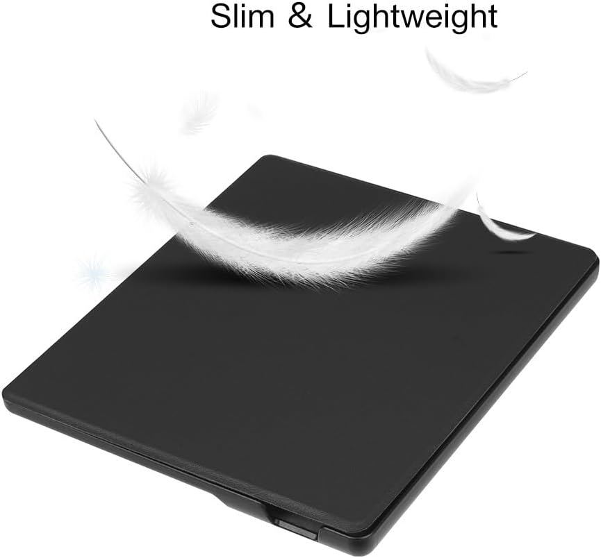 Kindle Oasis Case (9th and 10th Generation, 2017/2019 Release) PU Leather Case for Amazon Kindle Oasis Kindle Oasis Case (9th/10th) Black