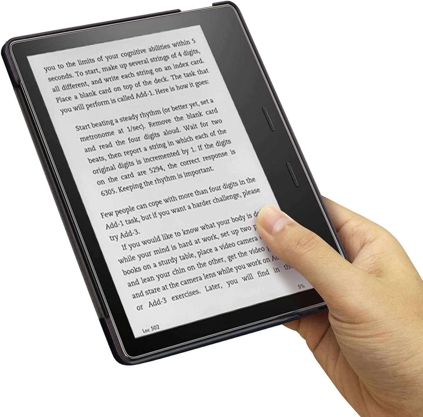 Kindle Oasis Case (9th and 10th Generation, 2017/2019 Release) PU Leather Case for Amazon Kindle Oasis Kindle Oasis Case (9th/10th) Black