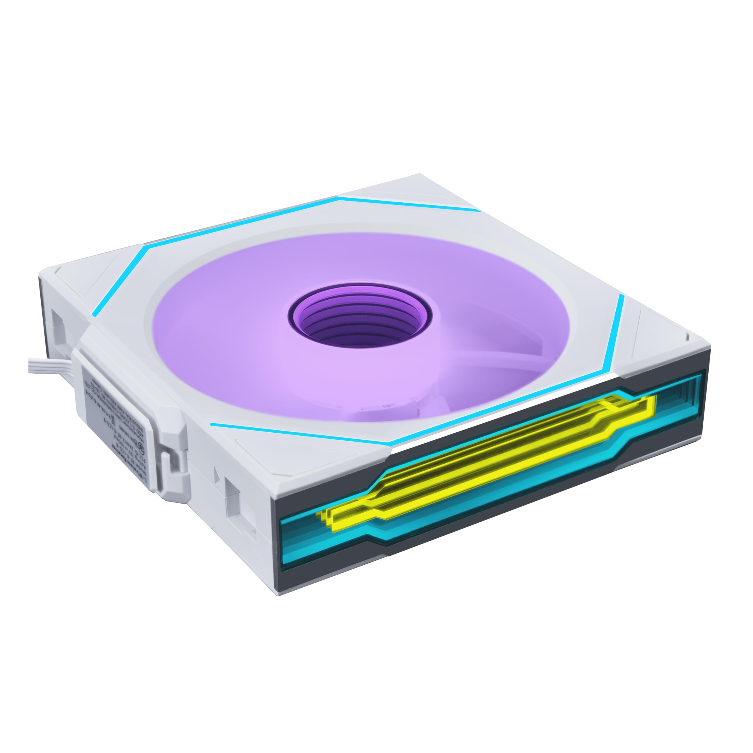 Lian Li UNI Fan SL-Infinity Wireless - 120 - Single Pack (Reverse Blade) - 2.4 GHz Wireless Signal ARGB Fan Control - Double Infinity Mirror - Controller NOT Included & Required - White (12RSLIN1W1W) 120 Reverse White