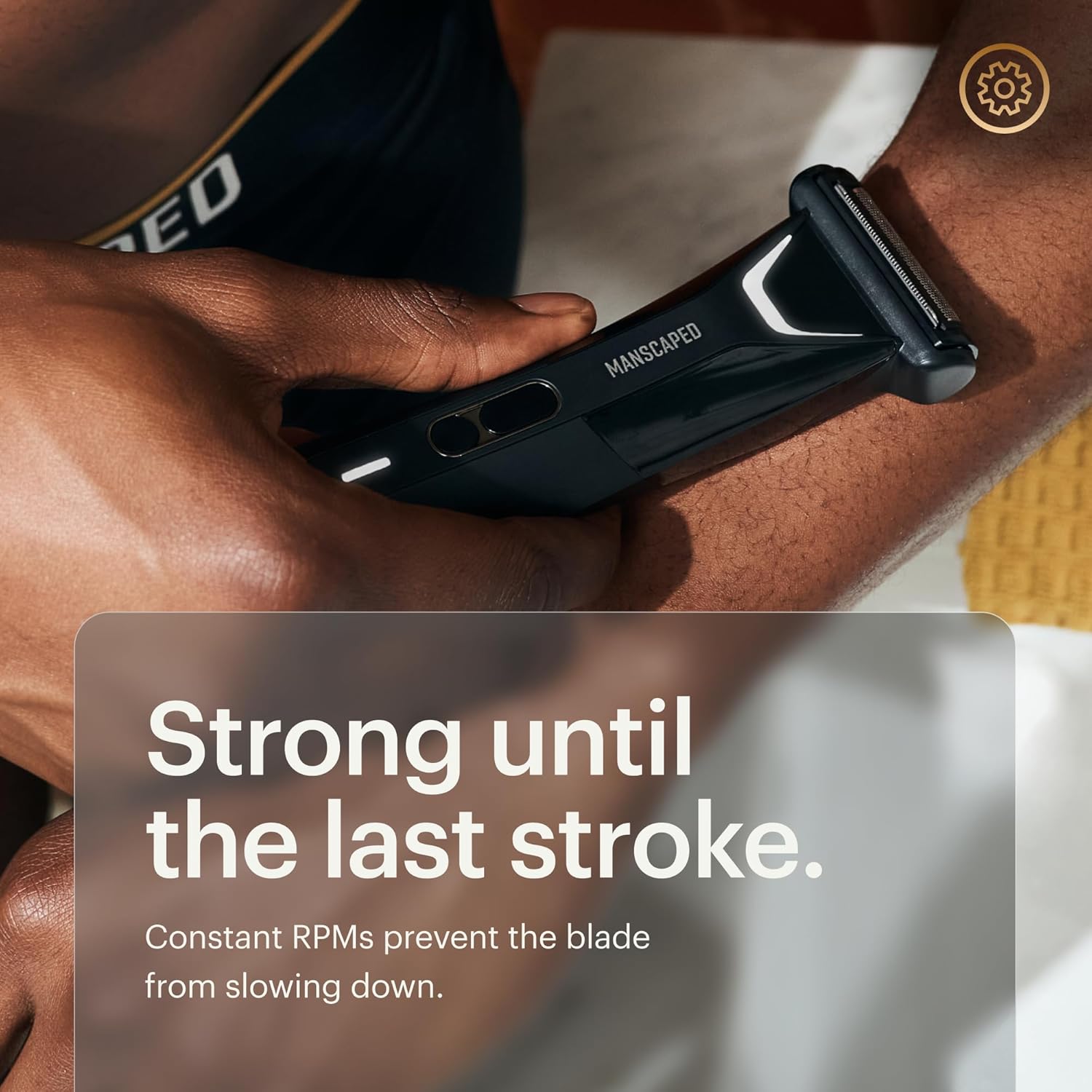 MANSCAPED® The Lawn Mower® 5.0 ULTRA Body and Bikini Hair Trimmer – SkinSafe® Dual Head Trimmer and Foil Blades, Waterproof, USB-C Rechargeable with Tuxedo Black Travel Case