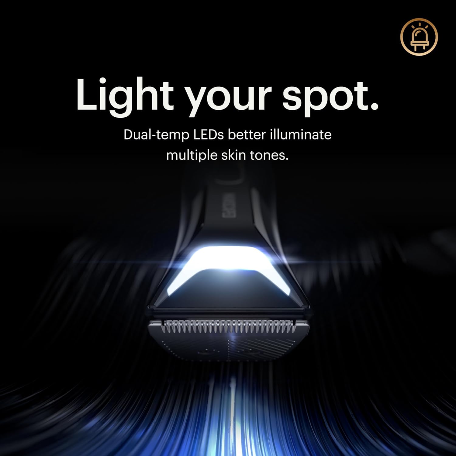 MANSCAPED® The Lawn Mower® 5.0 ULTRA Body and Bikini Hair Trimmer – SkinSafe® Dual Head Trimmer and Foil Blades, Waterproof, USB-C Rechargeable with Tuxedo Black Travel Case