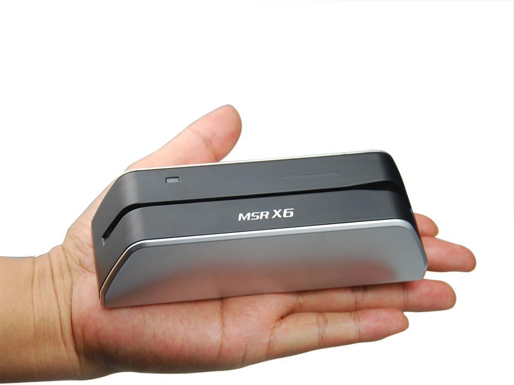 MSRX6 MSR X6 USB Swipe Magstripe Credit Card Reader Writer Smallest