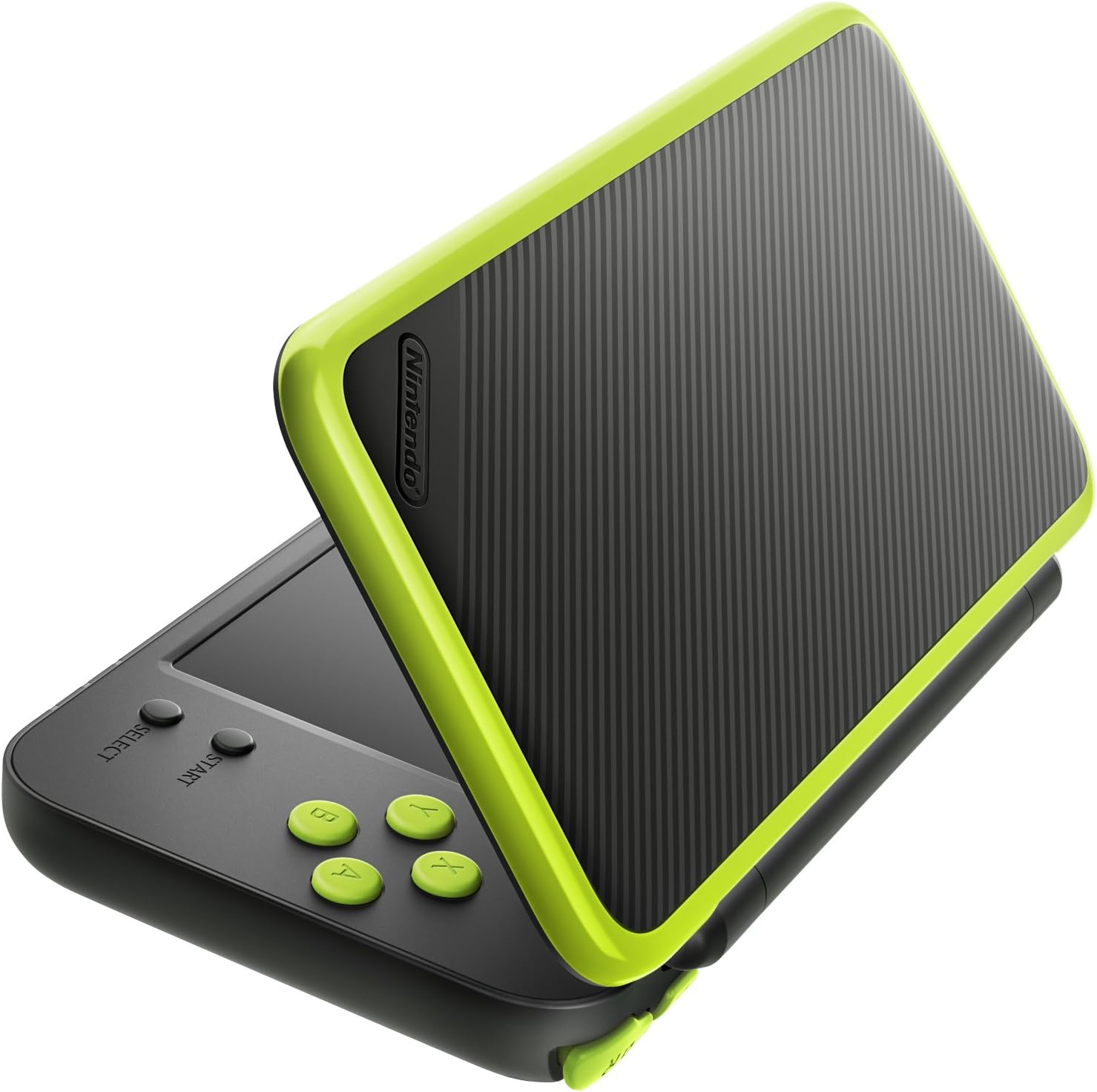 Nintendo New 2DS XL- Konsole Schwarz/Apfelgrün + Mario Kart 7