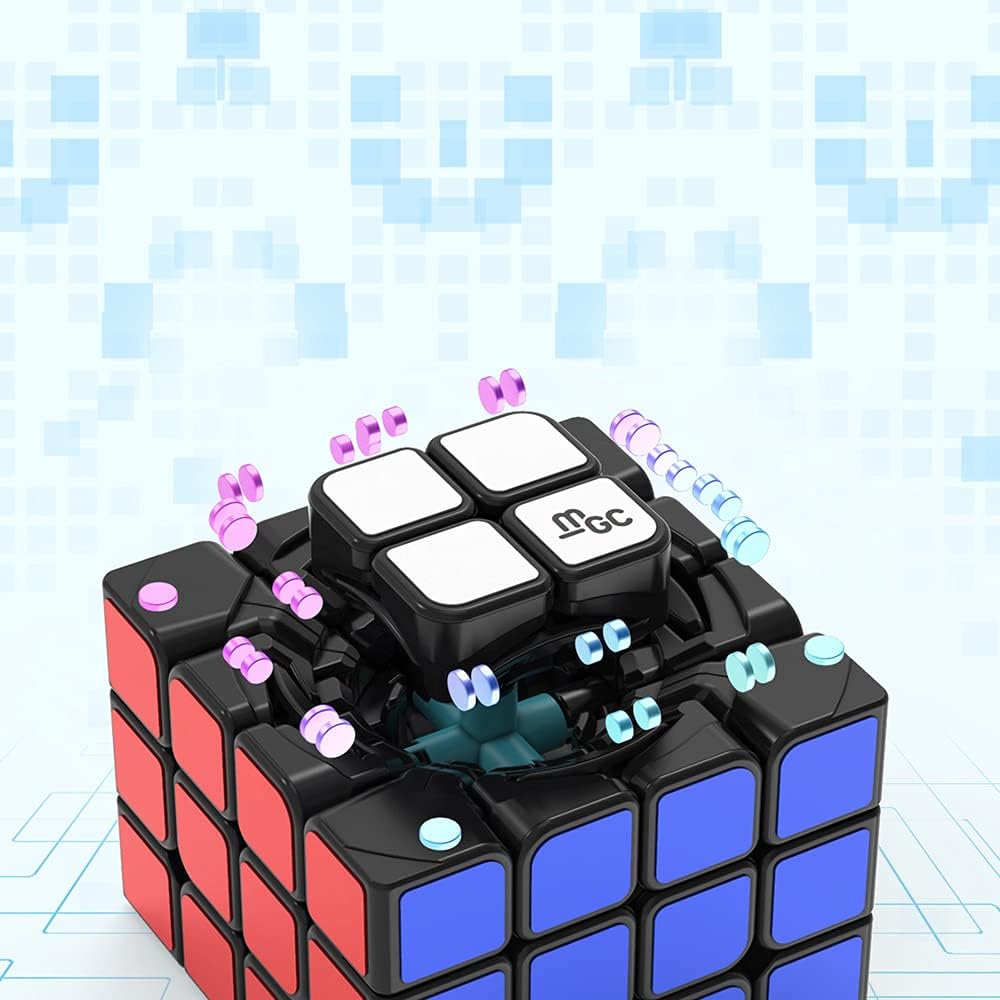 Oostifun Yongjun YJ MGC4 4x4 M Cube YJ MGC 4 4x4x4 Puzzle Cube MGC M with a Cube Bag and a Cube Tripod