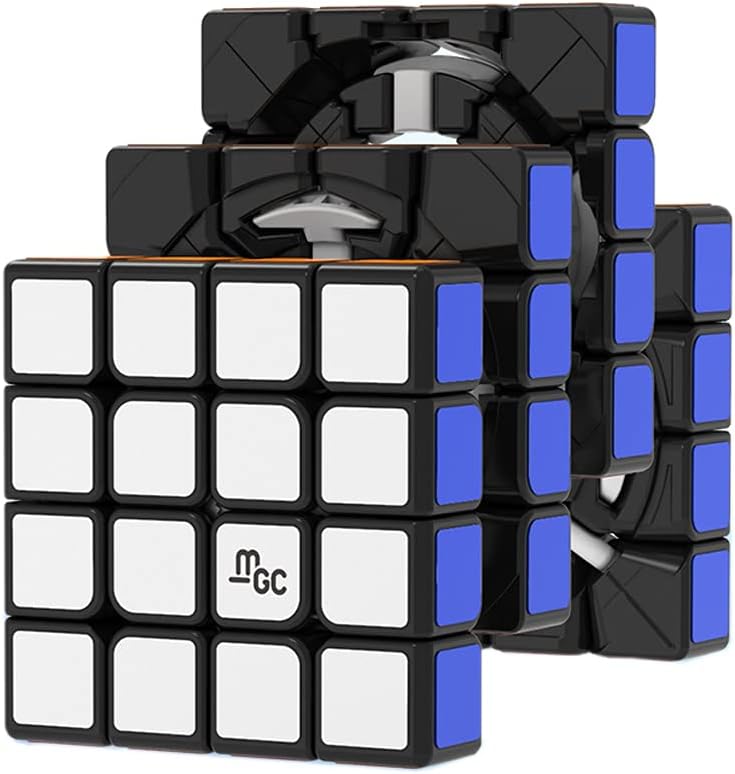 Oostifun Yongjun YJ MGC4 4x4 M Cube YJ MGC 4 4x4x4 Puzzle Cube MGC M with a Cube Bag and a Cube Tripod