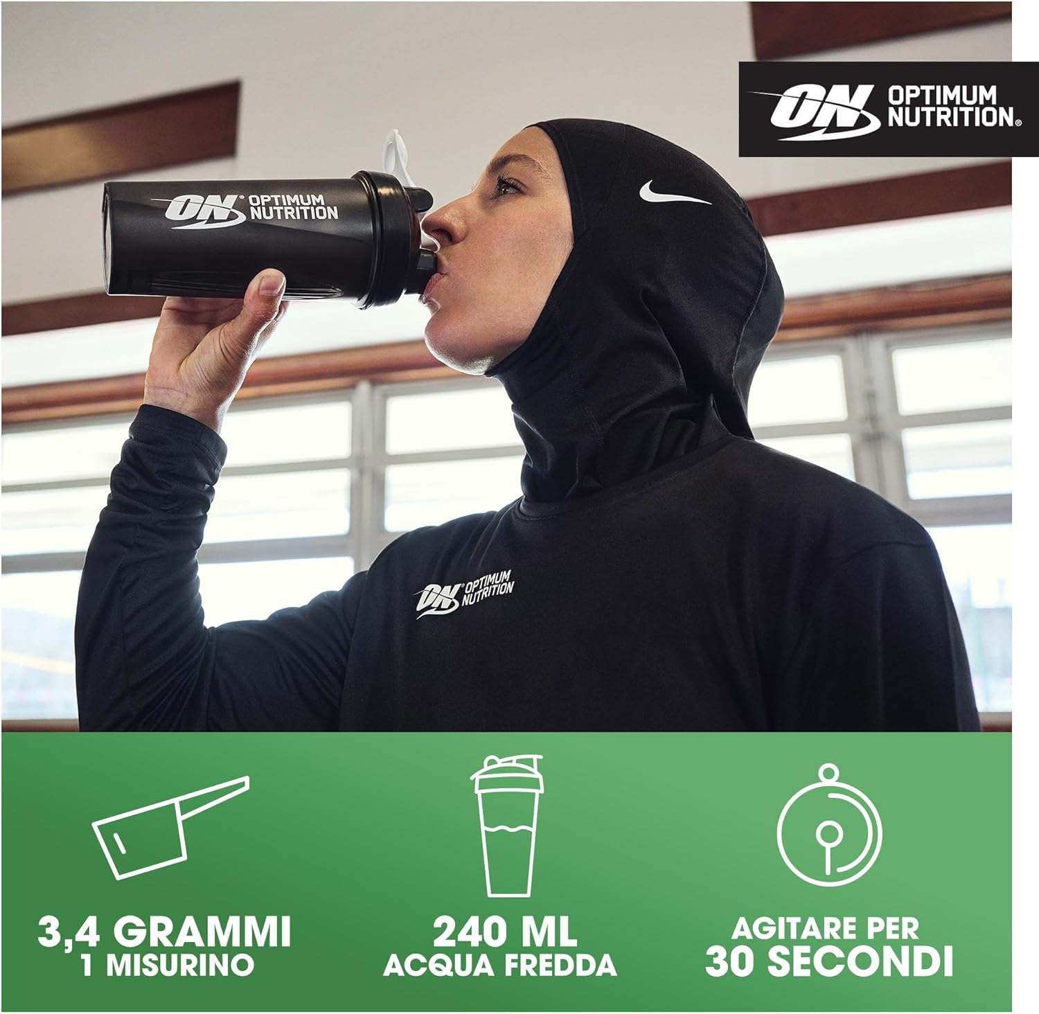 Optimum Nutrition Micronized Creatine Powder, Flavorless, 634g, 186 Servings 634 g