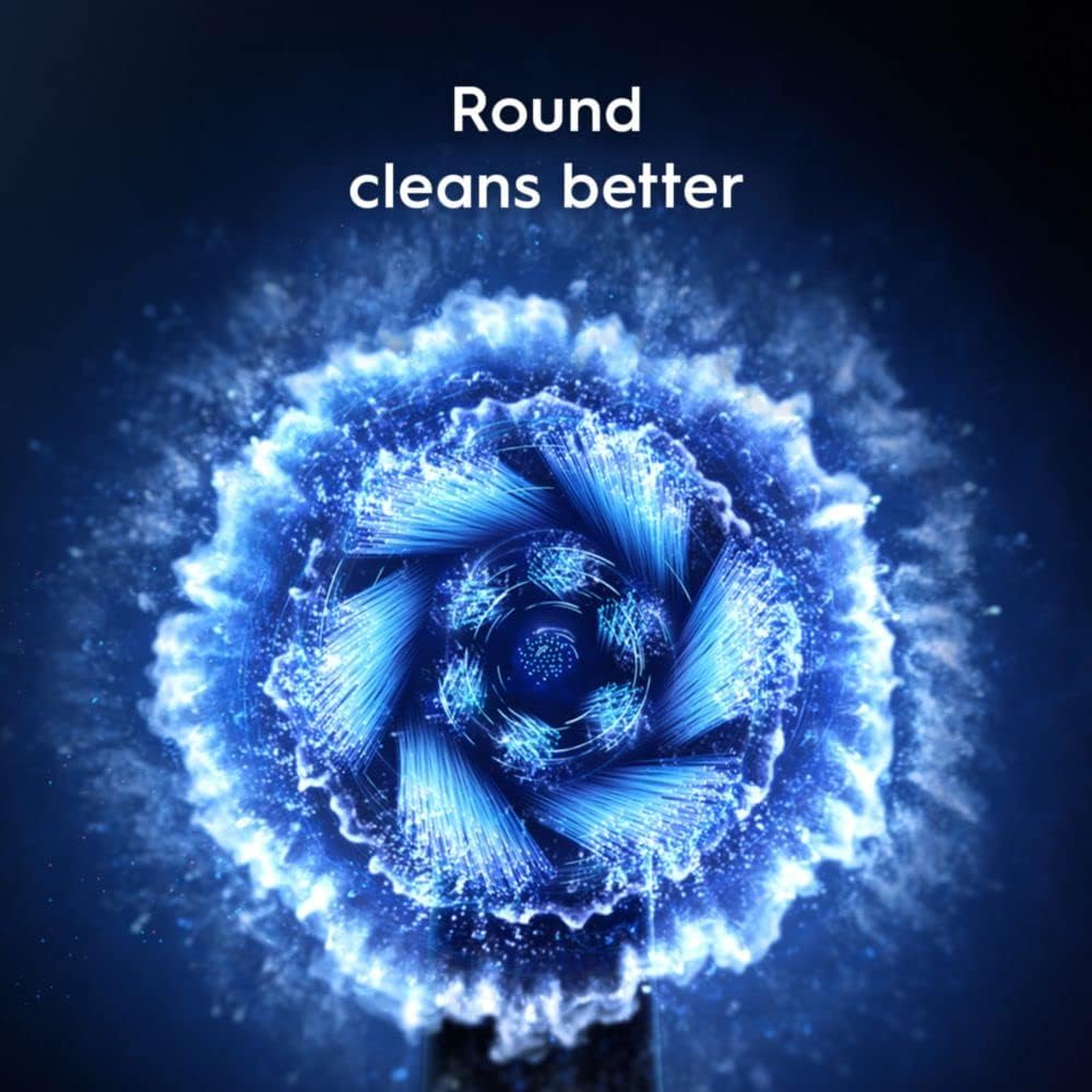 Oral-B iO Series 10 Rechargeable Electric Toothbrush with Visible Pressure Sensor to Protect Gums, 2 Min Timer, 7 Cleaning Settings, 4 Replacement Toothbrush Heads, and Charging Travel Case, Black Black 1 Count (Pack of 1)