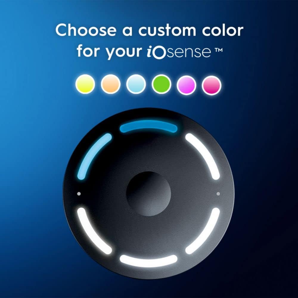 Oral-B iO Series 10 Rechargeable Electric Toothbrush with Visible Pressure Sensor to Protect Gums, 2 Min Timer, 7 Cleaning Settings, 4 Replacement Toothbrush Heads, and Charging Travel Case, Black Black 1 Count (Pack of 1)