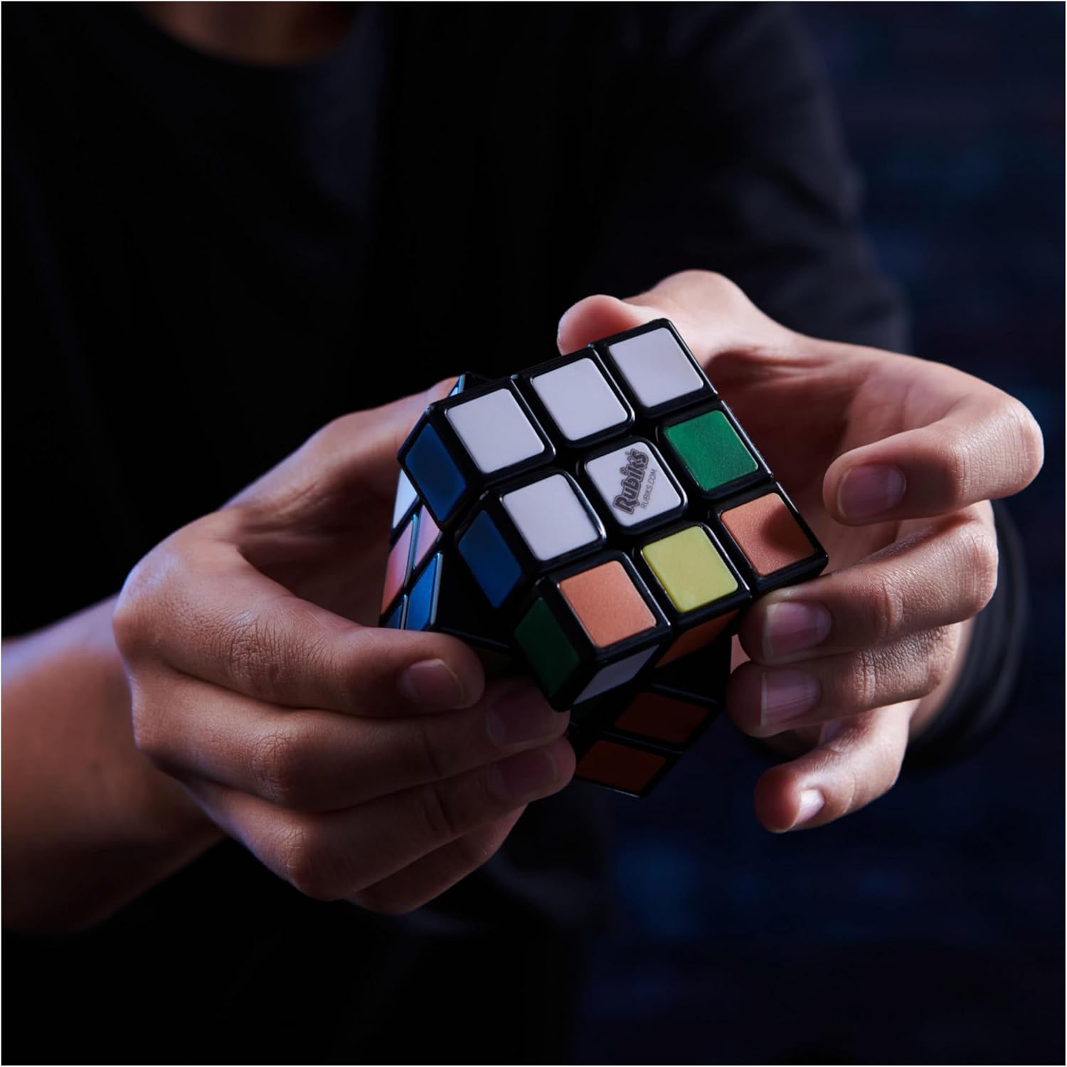 Original Rubik's Cube Phantom 3x3 - Anti-stress and brain teaser for adults and children with 3x3 Phantom Thermochromic Technology