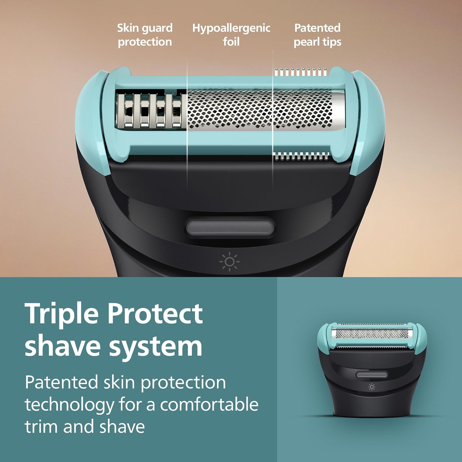 Philips Norelco Body Groomer 7000 Series, Waterproof Men's Full Body Groomer with Travel Case, Triple Protect Shave System & Body Hair Trimmer with Contour-Following 2D Flexing Head, BG7490/50 Black BG7490/50 + 9 Accessories