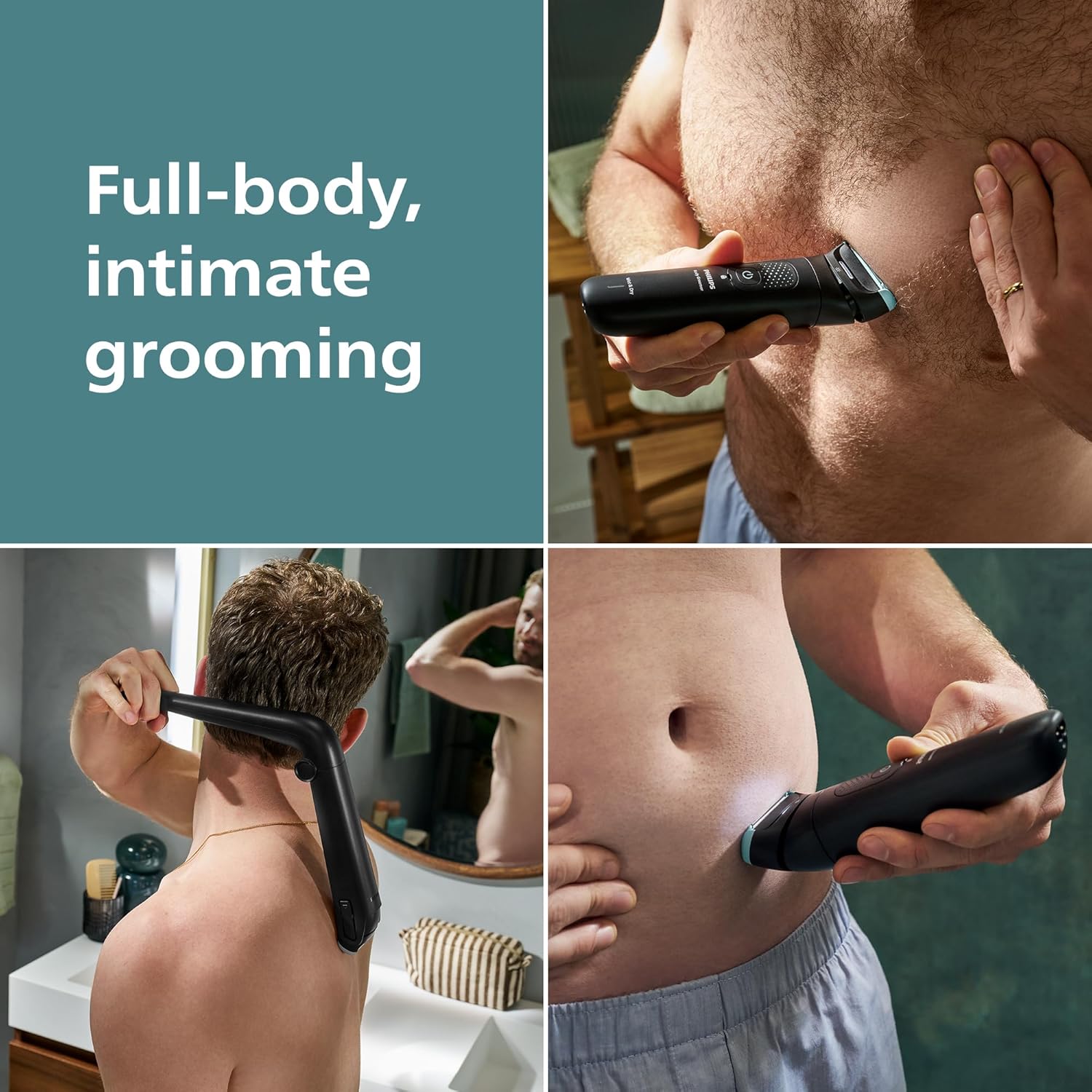 Philips Norelco Body Groomer Replacement Shaving Foil Head, 100% Showerproof & Waterproof Hypoallergenic Shaver Foil with Triple Protect Shave System, BG2010/40 Green 1 Count (Pack of 1)