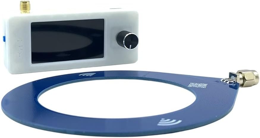 Pocket Radio Receiver, LSB USB AM FM Mini Radio, SI4732, equipped with a portable loop antenna, which can be used to receive 9.9K-108MHz (Black Rod) Black-Pull Rod