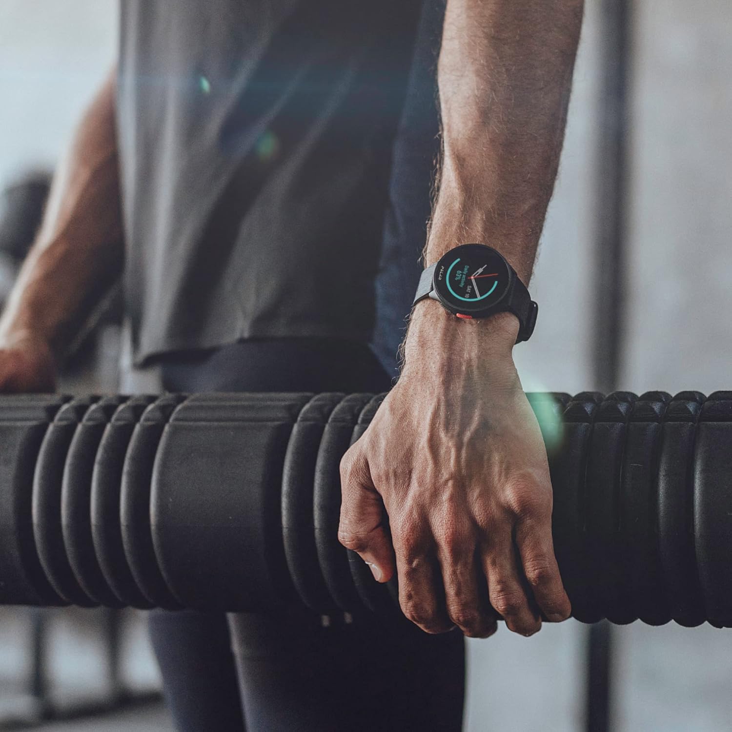 Polar Running watch with GPS, High-speed processor, Easy-to-use buttons - Training and recovery features - heart rate monitor - Music control, Black, SL, Pacer White Pacer