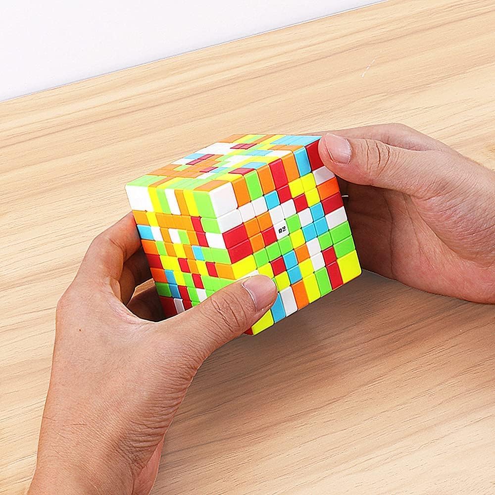 QY Toys 8x8 Speed Cube Stickerless 70MM, Speed cube 8x8x8 Puzzle Magic Cube