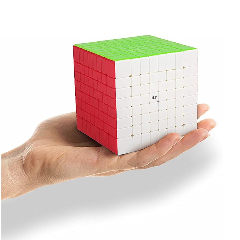QY Toys 8x8 Speed Cube Stickerless 70MM, Speed cube 8x8x8 Puzzle Magic Cube
