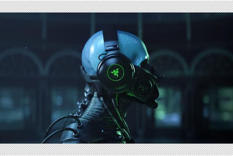 Razer Kraken V3 - Wired USB Gaming Headset with Razer Chroma RGB (50mm TriForce Titanium Driver, THX Spatial Audio, Detachable HyperClear Cardioid Microphone, Chroma RGB) Black Kraken V3 Black