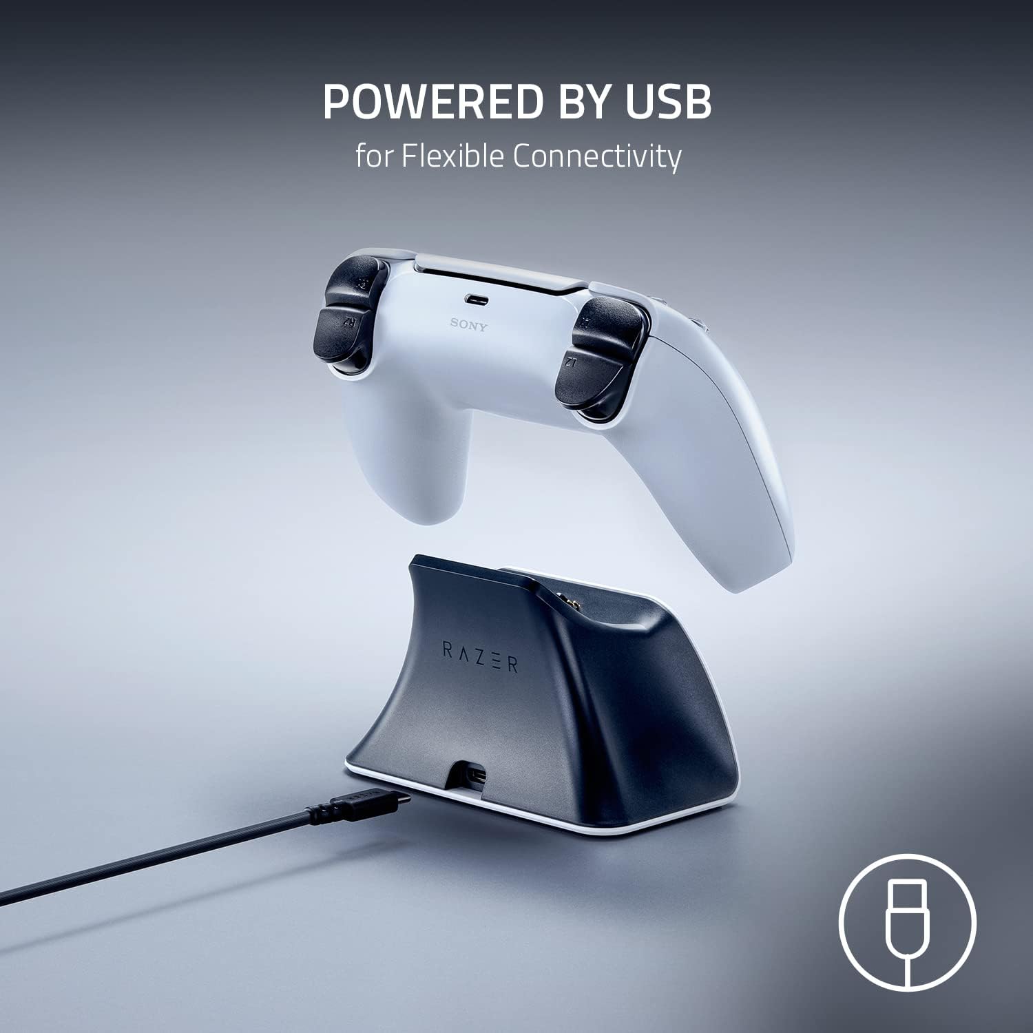 Razer Quick Charge Stand for PlayStation®5 - White