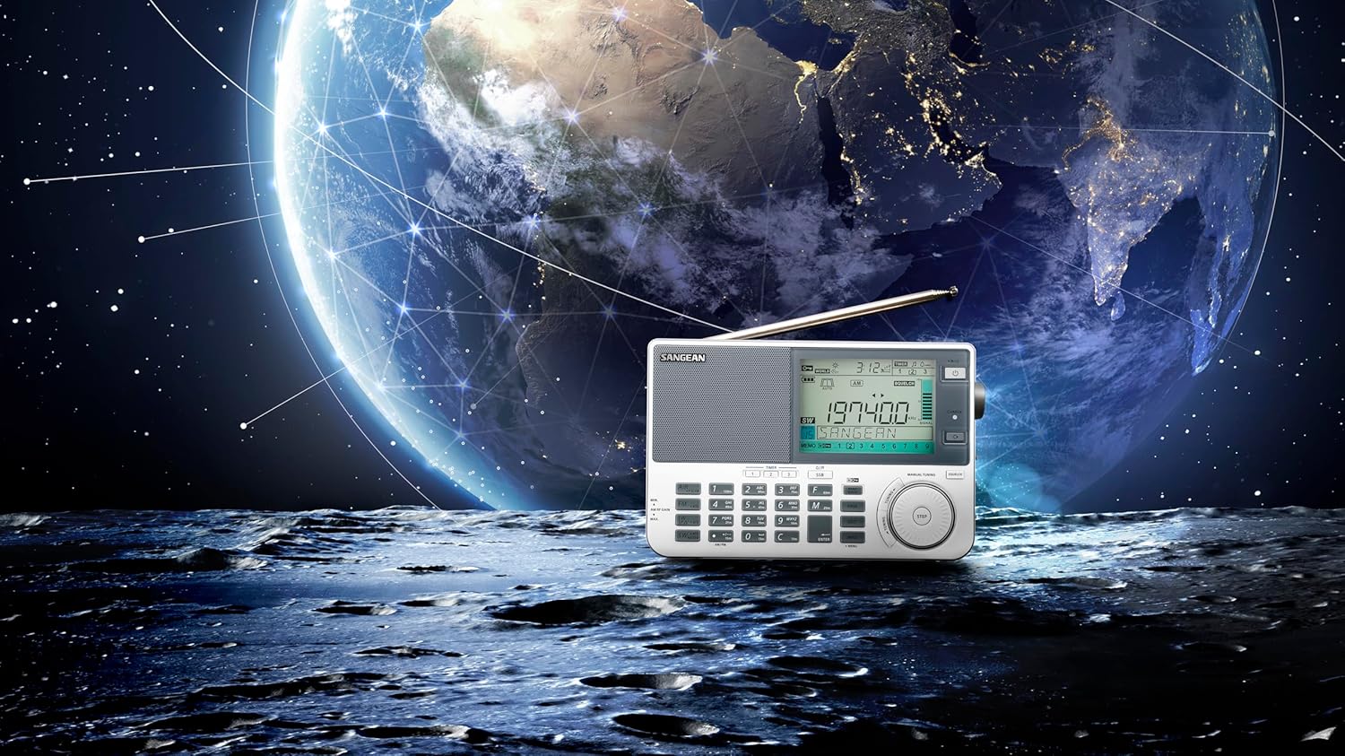 Sangean Nuevo 2024 - ATS 909-X SSB Receiver White