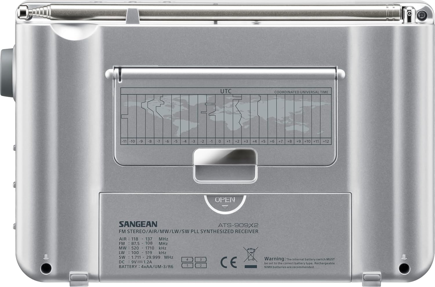 Sangean Nuevo 2024 - ATS 909-X SSB Receiver White