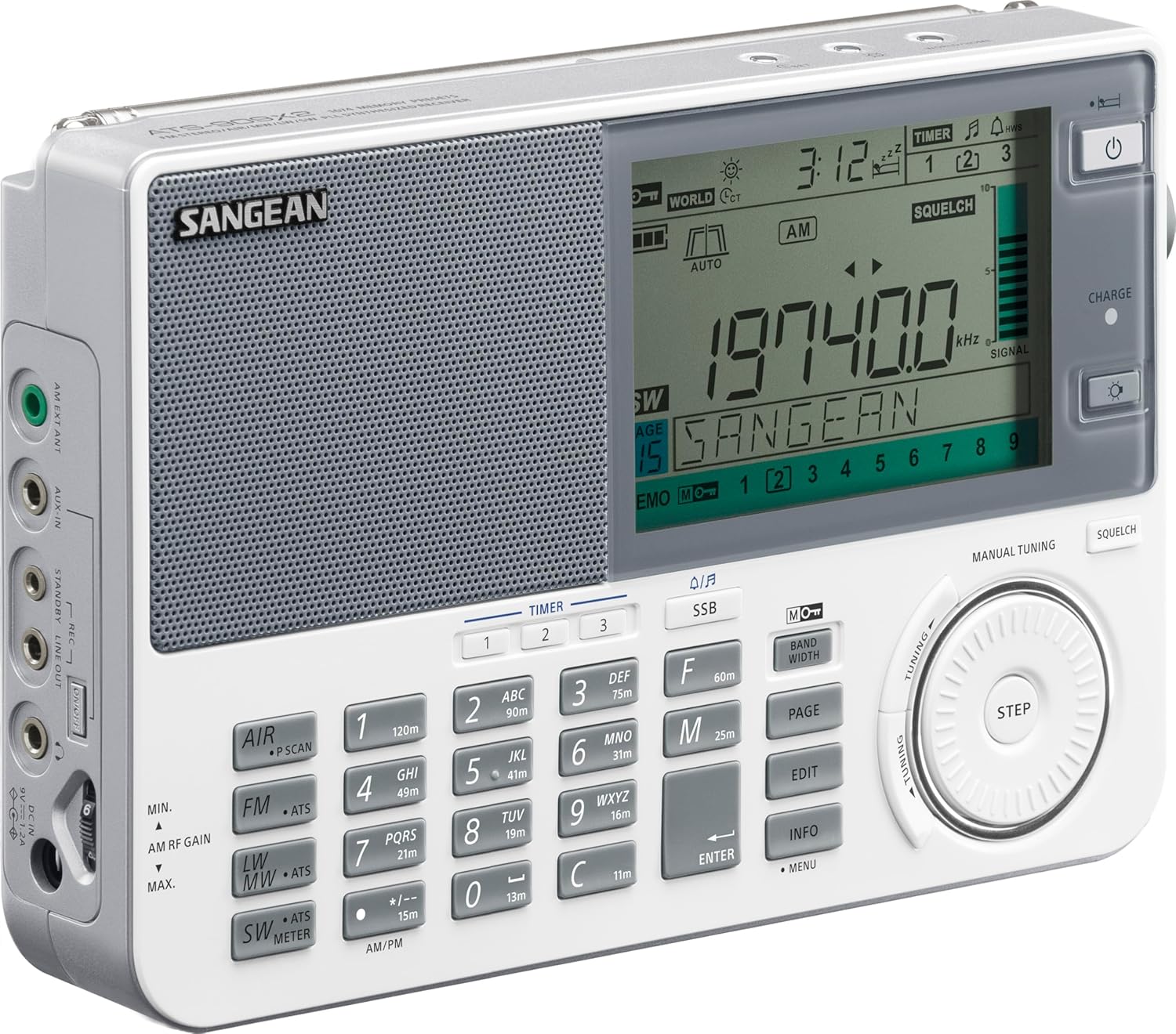 Sangean Nuevo 2024 - ATS 909-X SSB Receiver White