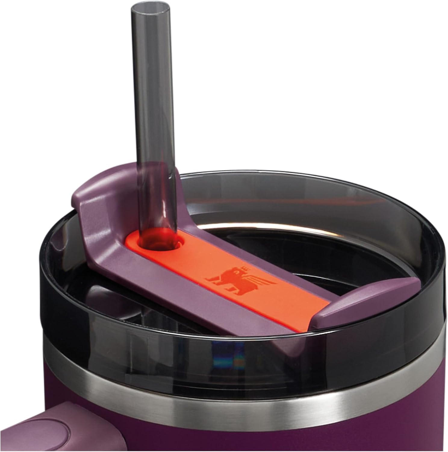 Stanley Quencher H2.0 Flowstate Water Bottle with Straw - Cold for 9-11 Hours - With Ice for 40-48 Hours - BPA Free - Insulated Mug with Handle Core 1.2L Plum