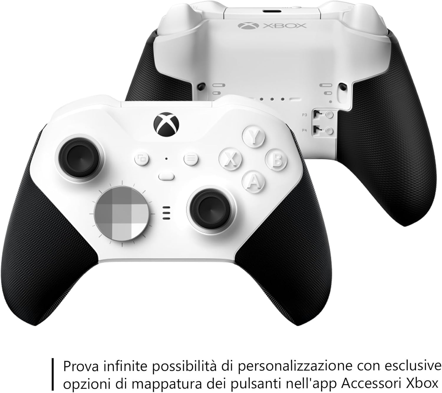 Xbox Wireless Controller, Elite White - for Xbox One, Xbox Series X|S, Windows 10/11, Android, iOS