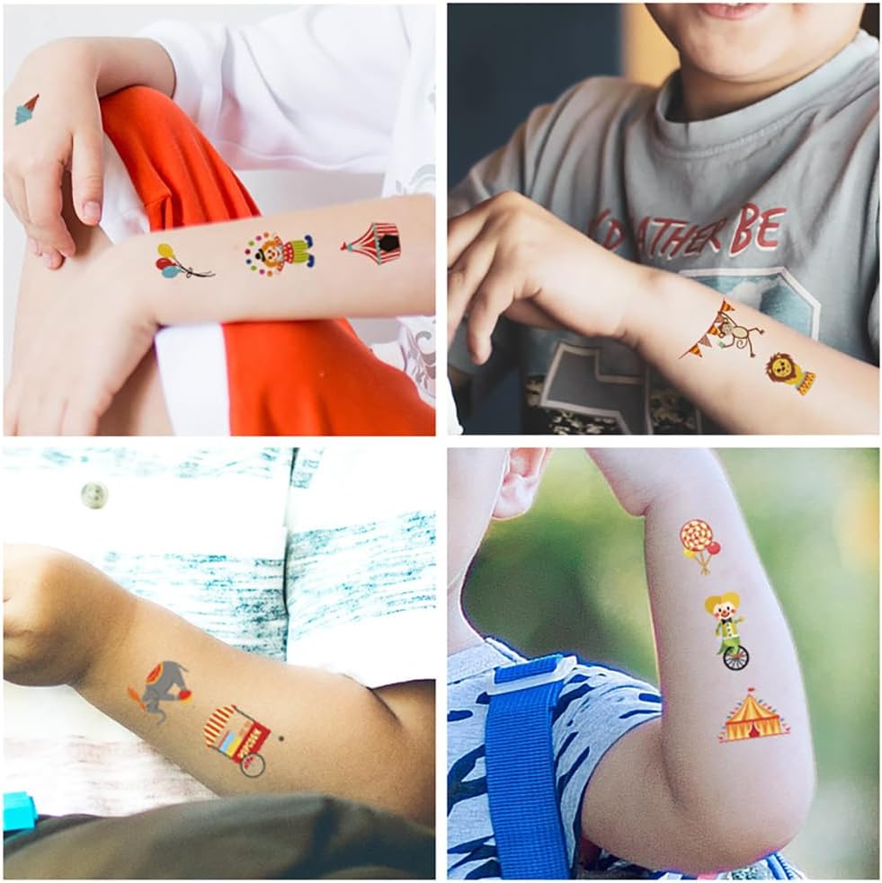 3D Stickers for Children and Adults - 450+ Peel and Stick Stickers with Animals and Faces - 18 Sheets of Aesthetic Stickers for Gifts