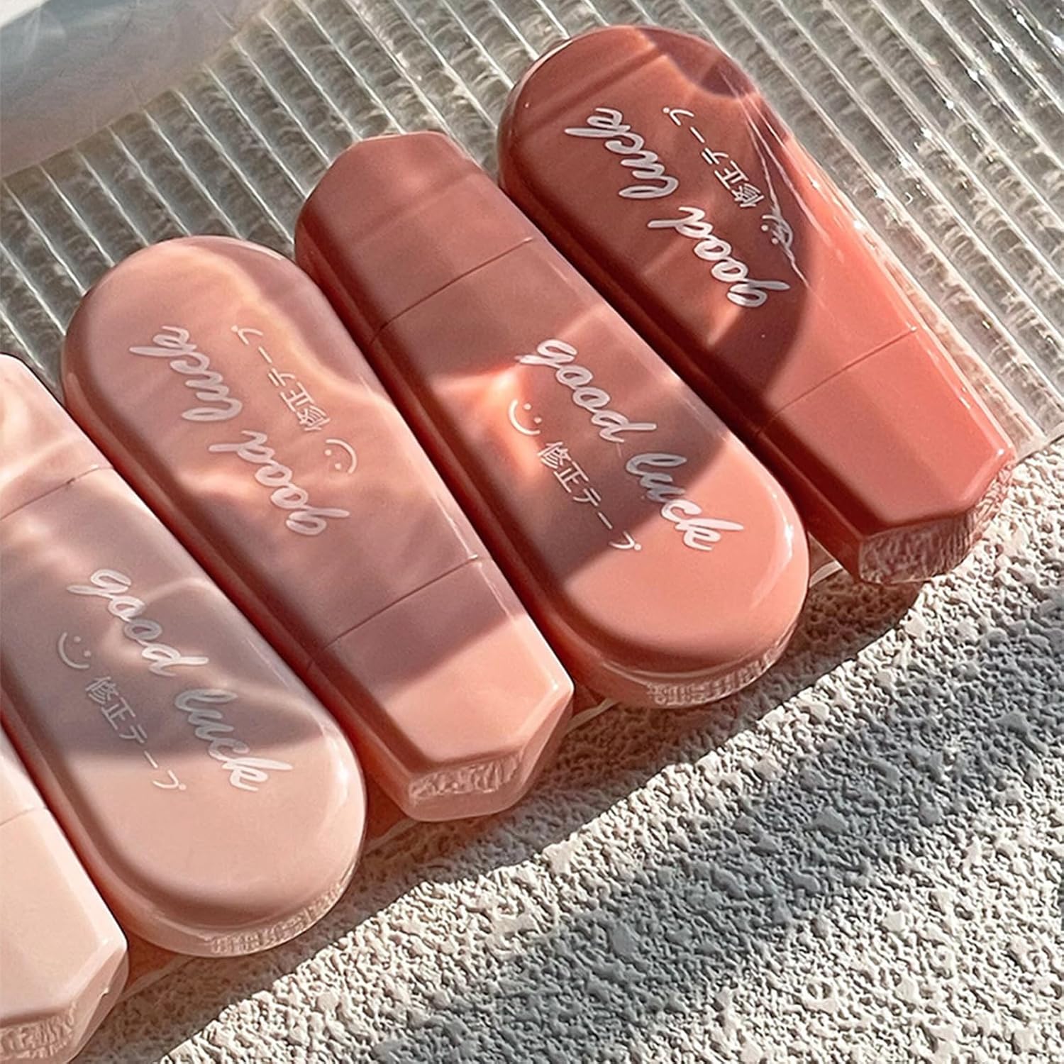 6 pcs White Out Tape Lovely Correction Roller Gradients Aesthetic for Students B