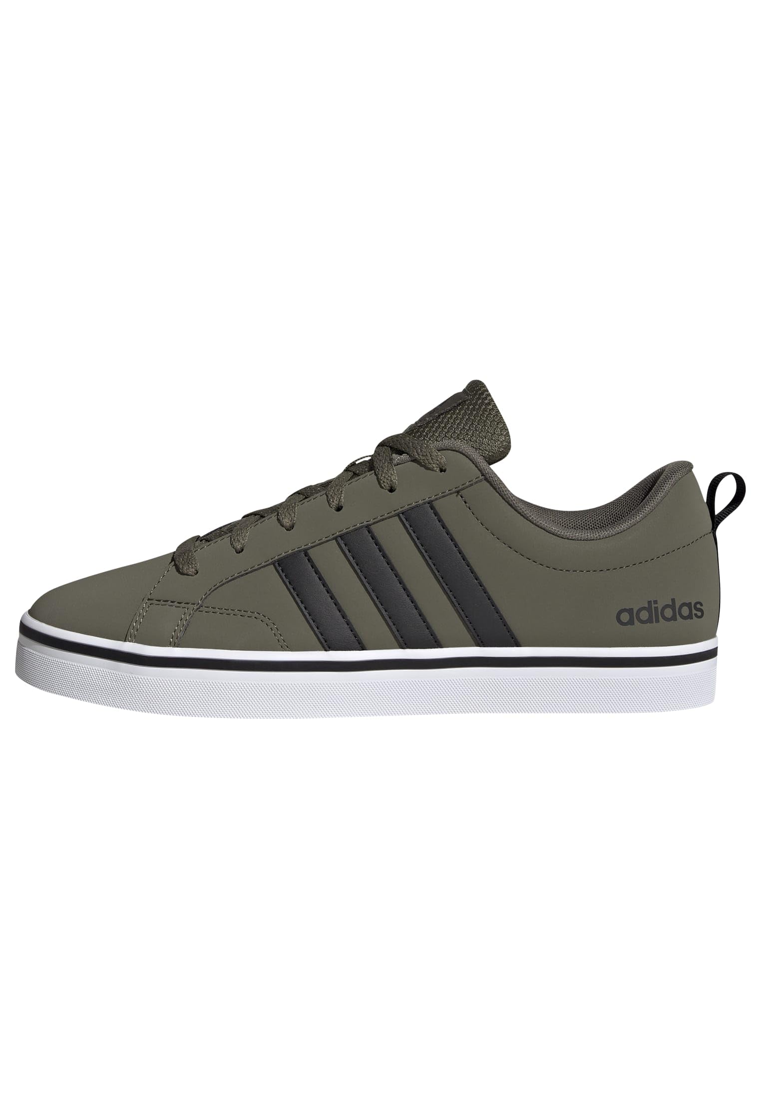 adidas Men VS Pace 2.0 Shoes 43 1/3 EU Olive Strata Core Black Cloud White