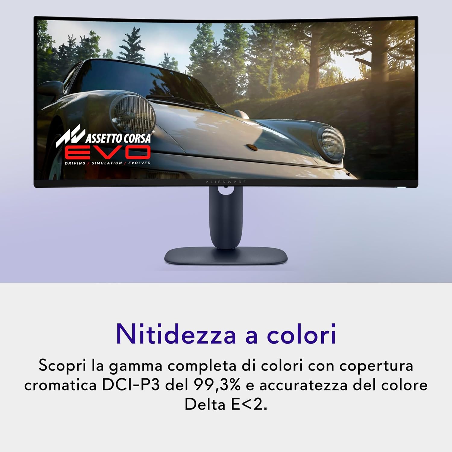 Alienware 34 Gaming Monitor - AW3425DW, WQHD (3440x1440), 21:9 1800R Curved, 240Hz, QD OLED, 0.03ms, NVIDIA G-SYNC Compatible, AMD FreeSync Premium Pro, HDR True Black 400, USB-C, 3 Year Warranty