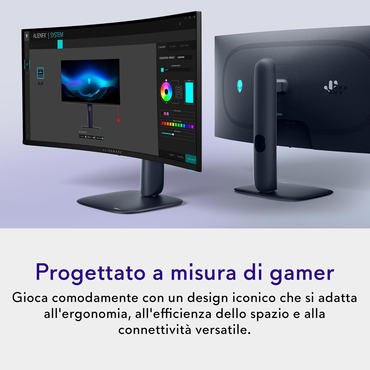 Alienware 34 Gaming Monitor - AW3425DW, WQHD (3440x1440), 21:9 1800R Curved, 240Hz, QD OLED, 0.03ms, NVIDIA G-SYNC Compatible, AMD FreeSync Premium Pro, HDR True Black 400, USB-C, 3 Year Warranty