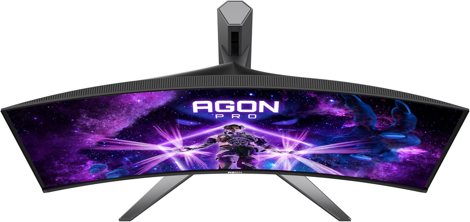 AOC Agon PRO AG346UCDAM - 34 inch WQHD OLED Curved Gaming Monitor, 175 Hz, 0.03 ms, FreeSync Premium Pro, comp. G-Sync, HDR400 3440x1440, 2x HDMI, DisplayPort, Black USB Hub, QD-OLED 34" WQHD QD - OLED 175Hz FreeSync Premium Pro Amazon Exclusive