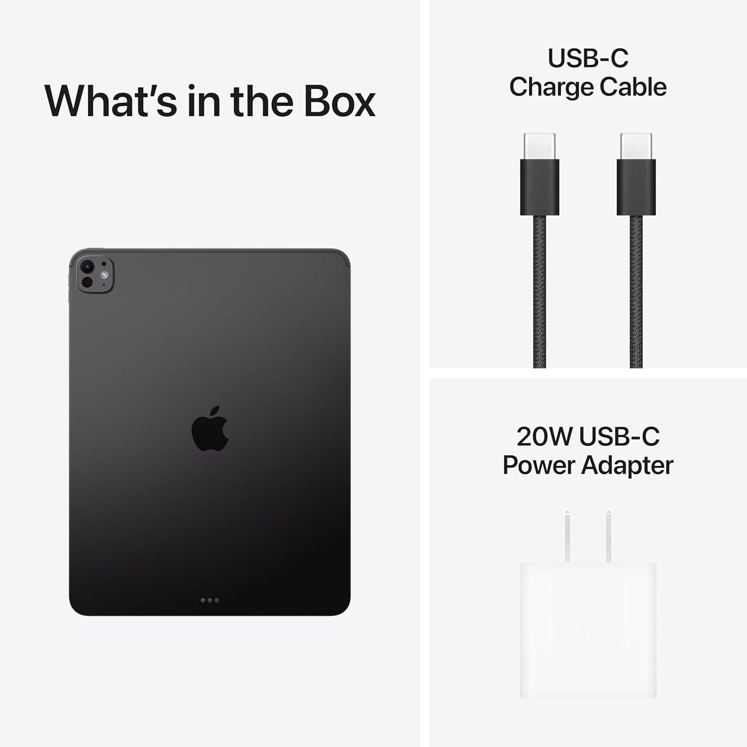 Apple iPad Pro 13-inch (M5): Ultra Retina XDR Display, 256GB, Landscape 12MP Front Camera/12MP Back Camera, LiDAR Scanner, Wi-Fi 7 with Apple N1, Face ID, All-Day Battery Life — Space Black Wi-Fi 256GB Space Black Standard Glass