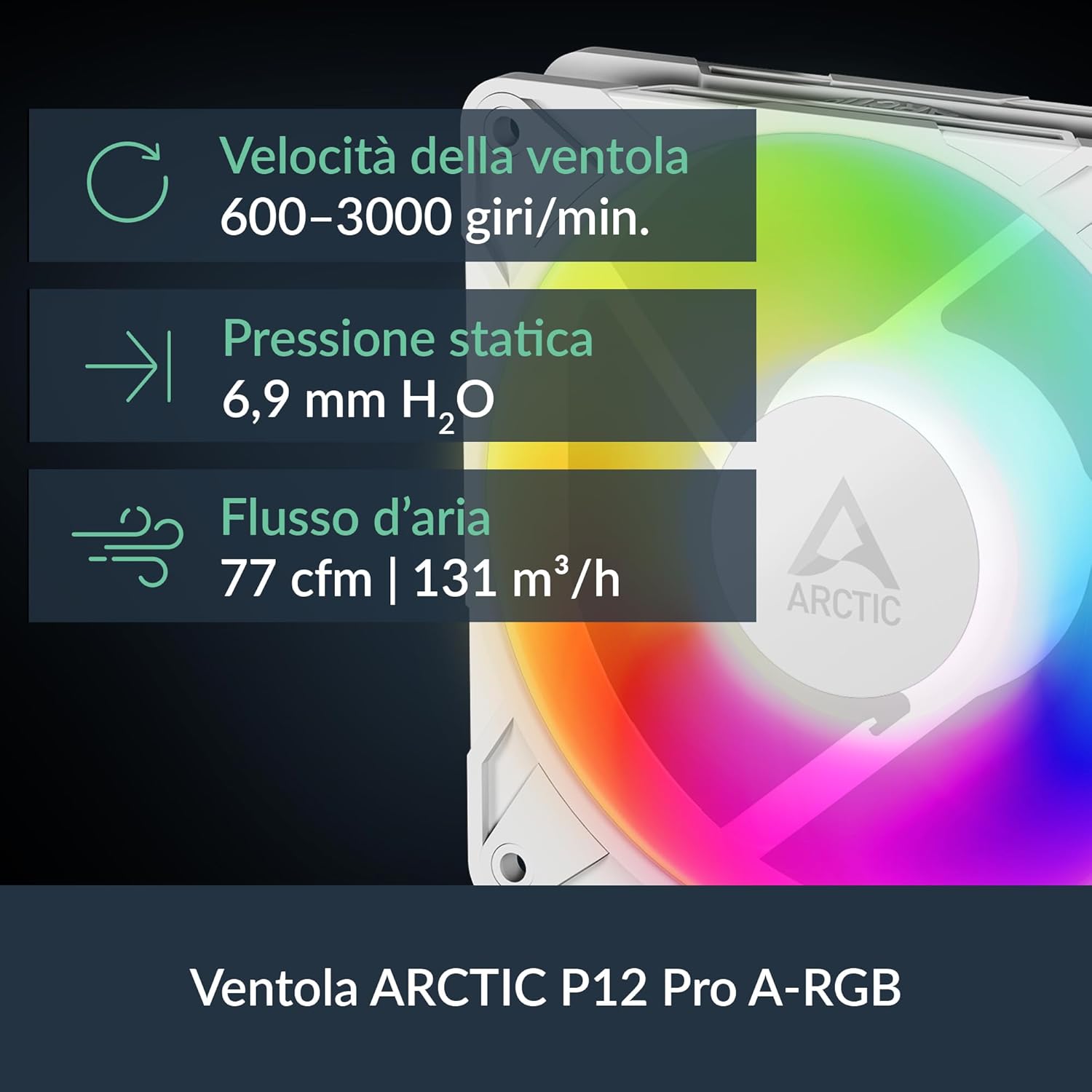 ARCTIC Liquid Freezer III Pro 360 A-RGB (white) - AIO CPU Heatsink, 3 x 120 mm Liquid Cooling, 38 mm Radiator, PWM Pump, VRM Fan, AM5/AM4, Intel LGA1851/1700 Contact Frame - Liquid Freezer III Pro 360 A-RGB white