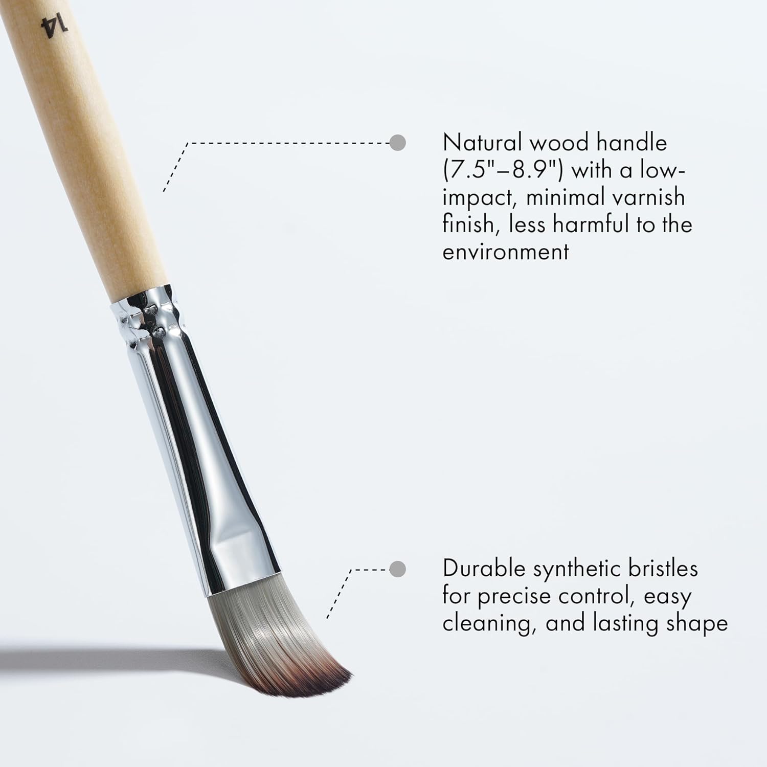 ARTIFY 24 Piece Brush Set, Expert Series, Enhanced Synthetic Brush Set with Canvas Roller and Palette Knife for Acrylic Oil Watercolor Temperament (Birch) Wood