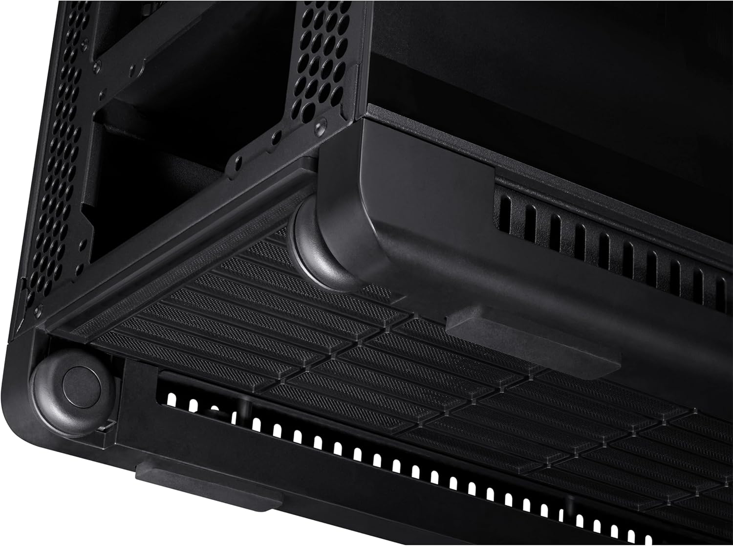 ASUS ProArt PA602 E-ATX PC Case 420mm Radiator Support, Dual 200mm Built-in Fans, Front Panel IR dust Indicator, Power Lock Latch, Tool-Less PCIe mounting & GPU Holder, 20Gbps USB-C Front I/O ProArt PA602|Black E-ATX