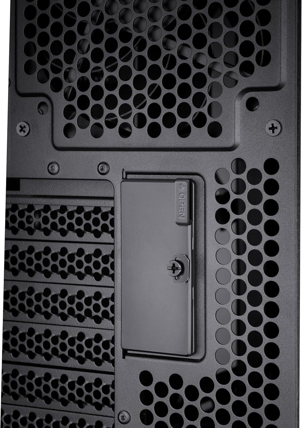 ASUS ProArt PA602 E-ATX PC Case 420mm Radiator Support, Dual 200mm Built-in Fans, Front Panel IR dust Indicator, Power Lock Latch, Tool-Less PCIe mounting & GPU Holder, 20Gbps USB-C Front I/O ProArt PA602|Black E-ATX